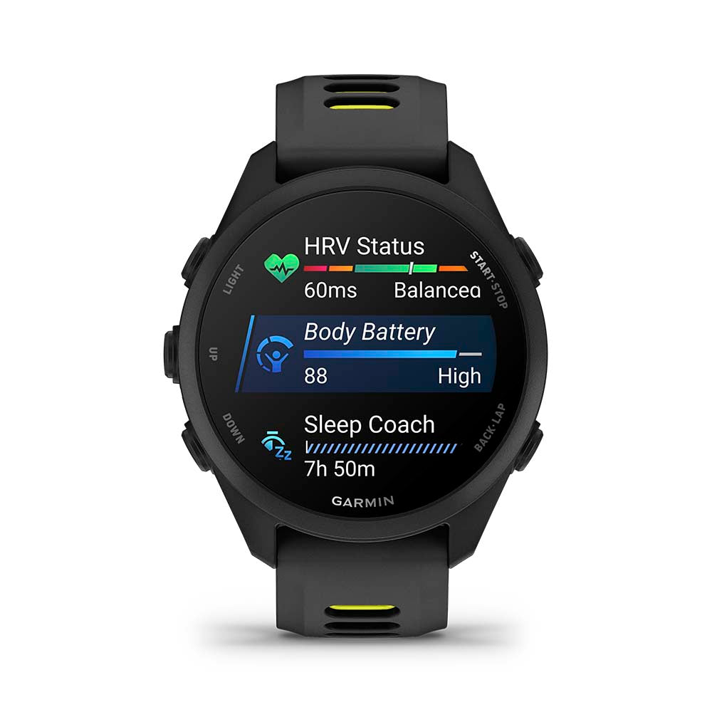 Relógio Garmin Forerunner ® 170 Music Preto e Amarelo