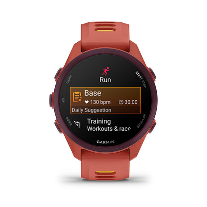Relógio Garmin Forerunner ® 170 Music Red Pink e Amarelo