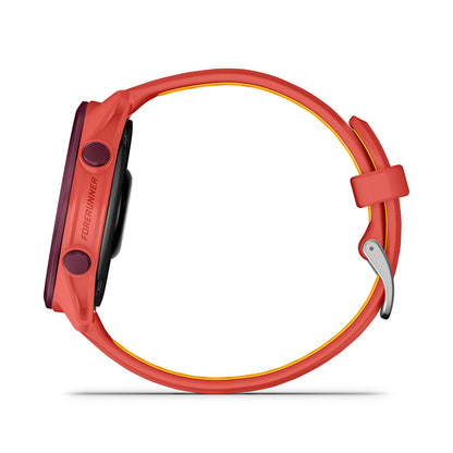 Relógio Garmin Forerunner ® 170 Music Red Pink e Amarelo