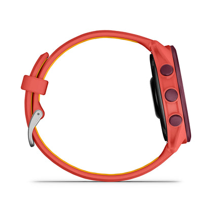 Relógio Garmin Forerunner ® 170 Music Red Pink e Amarelo