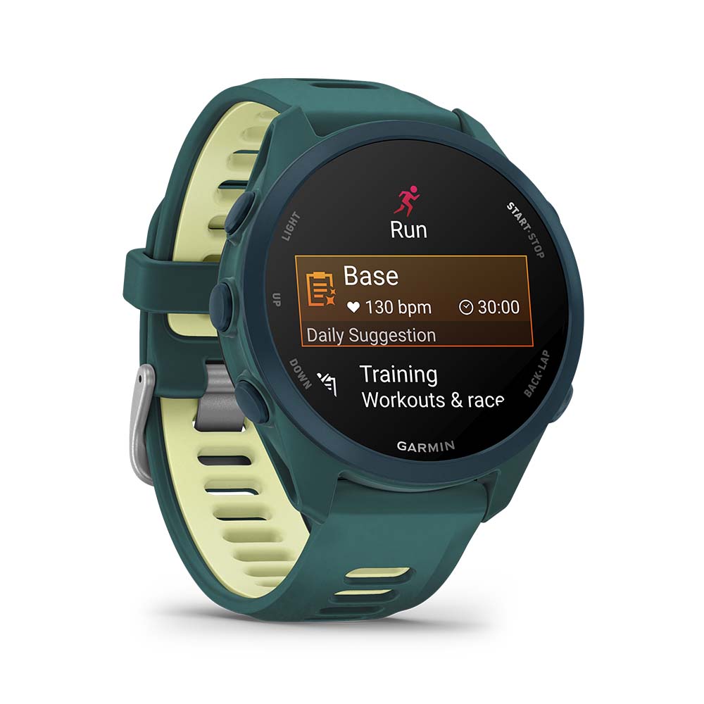 Relógio Garmin Forerunner ® 170 Music Verde-azulado e Citron