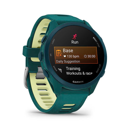 Relógio Garmin Forerunner ® 170 Music Verde-azulado e Citron