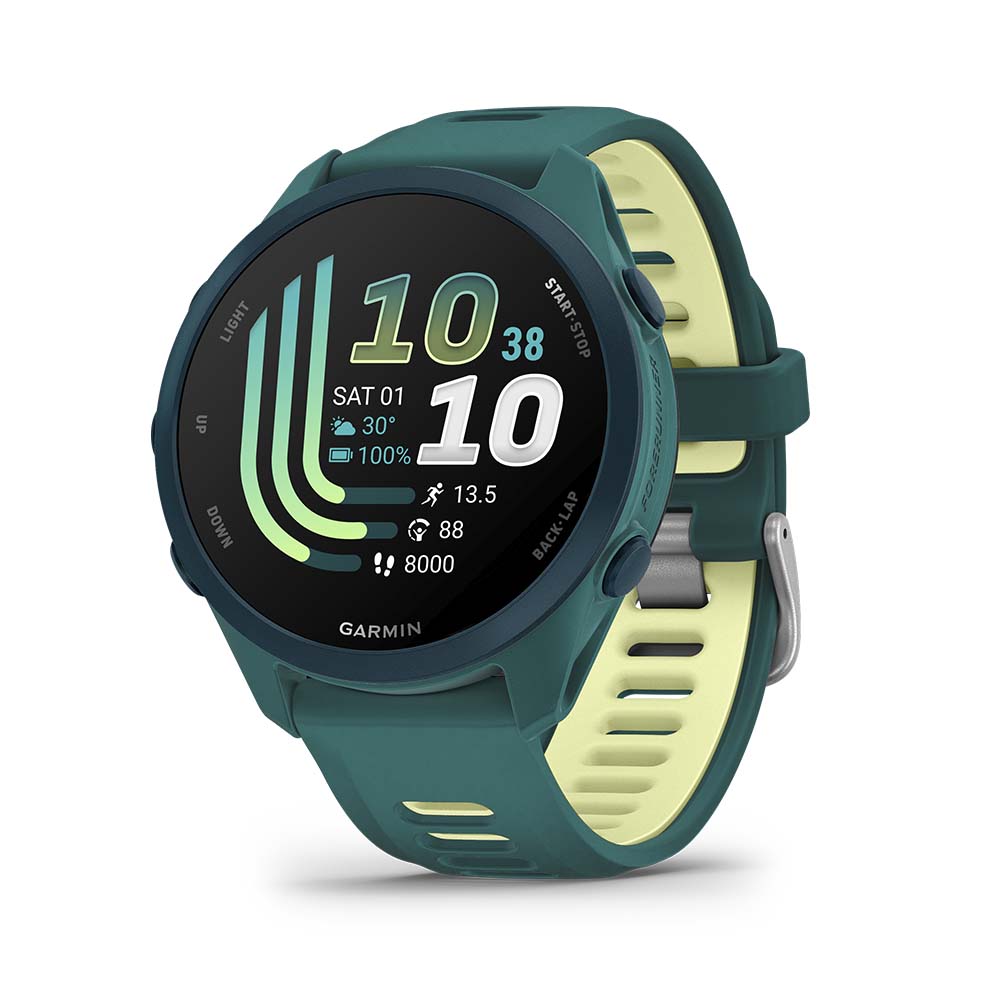 Relógio Garmin Forerunner ® 170 Music Verde-azulado e Citron