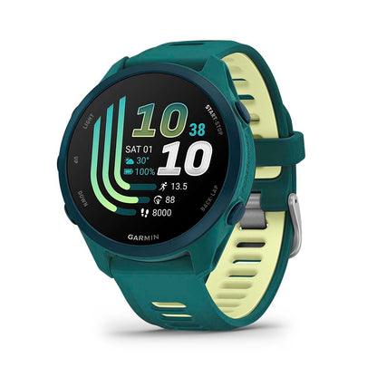 Relógio Garmin Forerunner ® 170 Music Verde-azulado e Citron