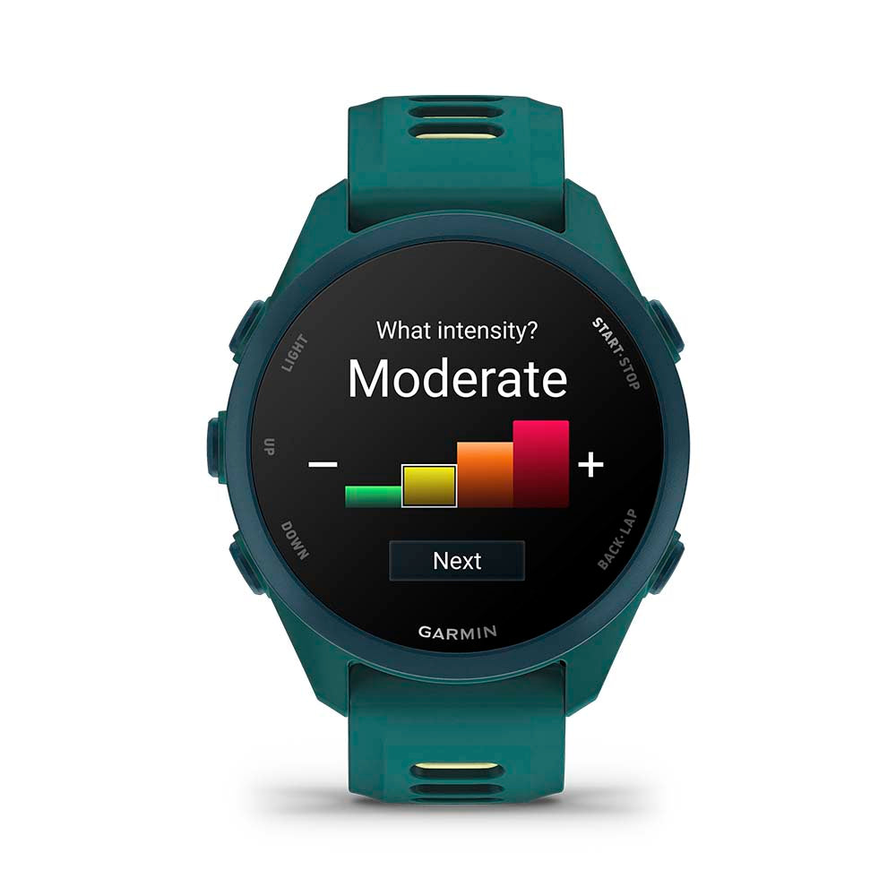Relógio Garmin Forerunner ® 170 Music Verde-azulado e Citron