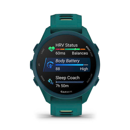 Relógio Garmin Forerunner ® 170 Music Verde-azulado e Citron