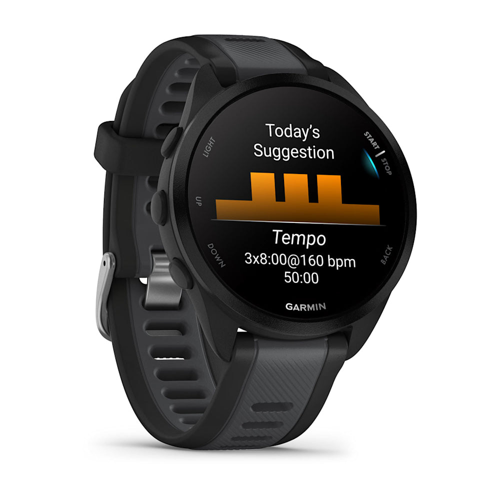 Relógio Garmin Forerunner ® 165 Music Preto e Cinza