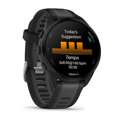 Relógio Garmin Forerunner ® 165 Music Preto e Cinza