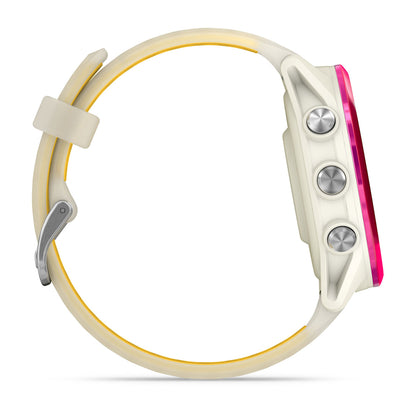 Relógio Garmin Forerunner ® 570 - 42 mm Framboesa e Marfim/Amarelo