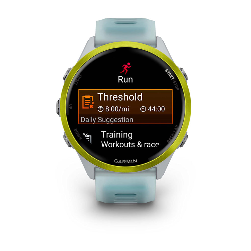 Relógio Garmin Forerunner ® 570 - 47 mm Amarelo e Marfim/Turquesa