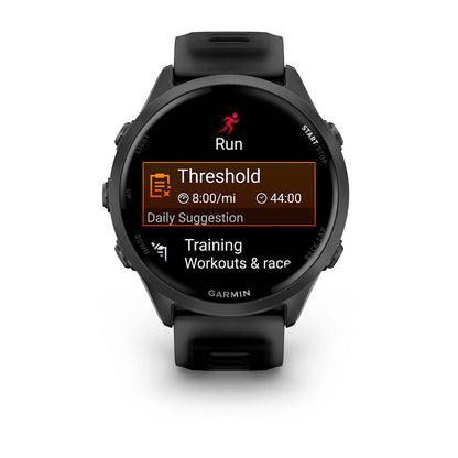 Relógio Garmin Forerunner ® 570 - 47 mm Cinza Ardósia e Translúcido/Preto