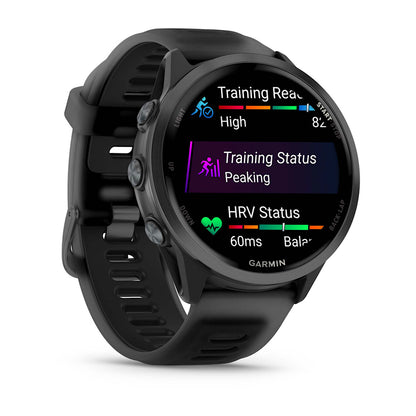Relógio Garmin Forerunner ® 570 - 47 mm Cinza Ardósia e Translúcido/Preto