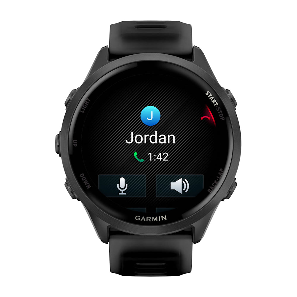 Relógio Garmin Forerunner ® 570 - 47 mm Cinza Ardósia e Translúcido/Preto