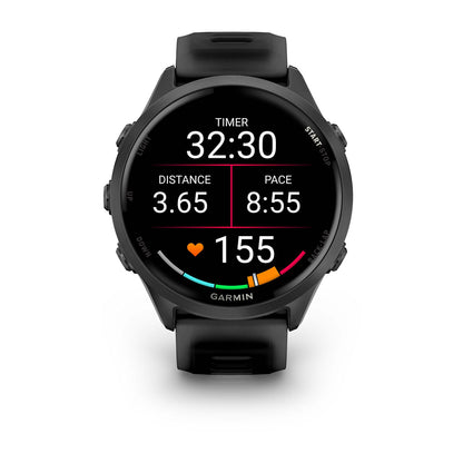 Relógio Garmin Forerunner ® 570 - 47 mm Cinza Ardósia e Translúcido/Preto