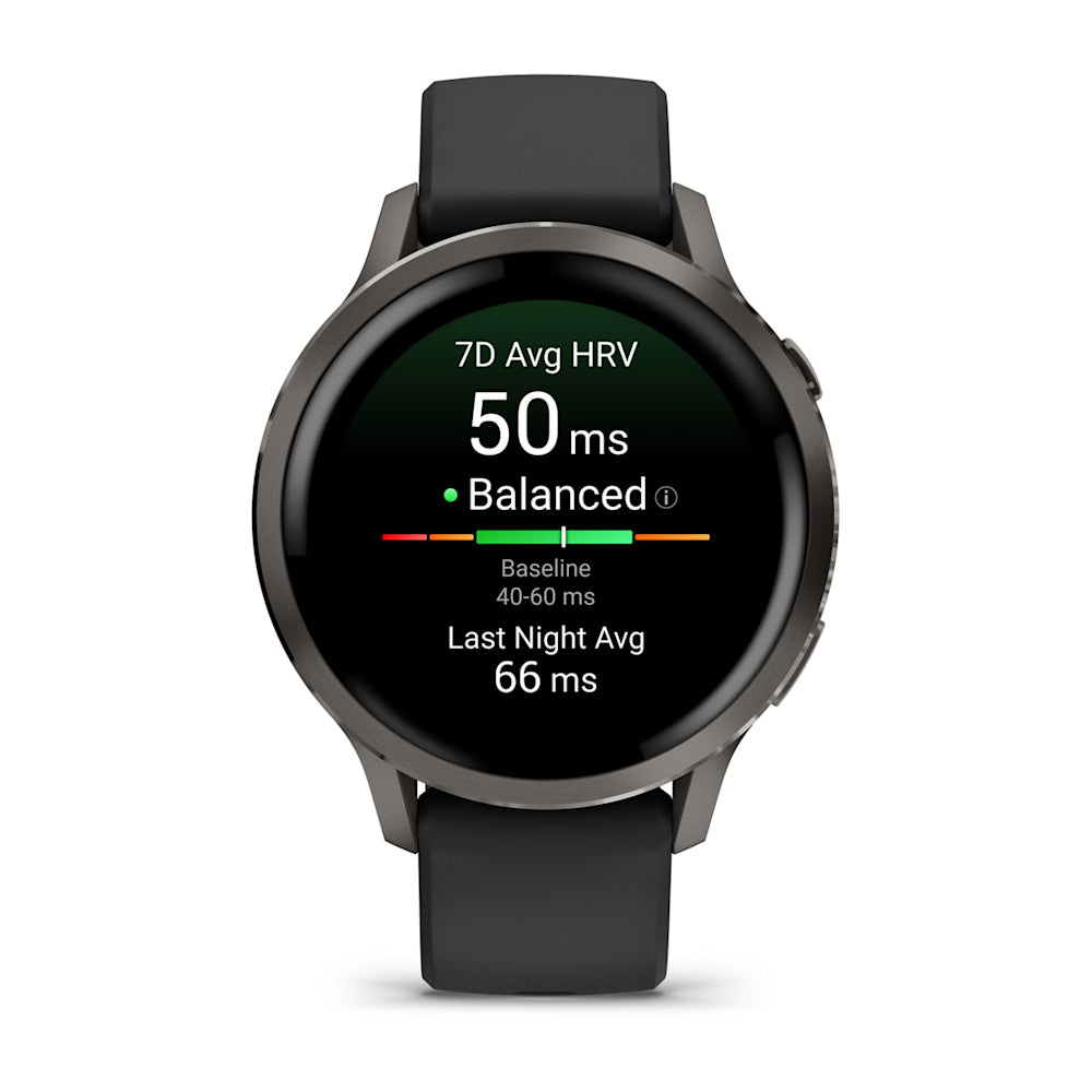 Relógio Garmin Venu ® 4 Ardósia e Preto - 41 mm