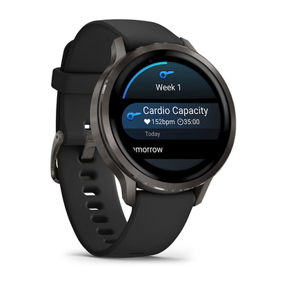 Relógio Garmin Venu ® 4 Ardósia e Preto - 41 mm