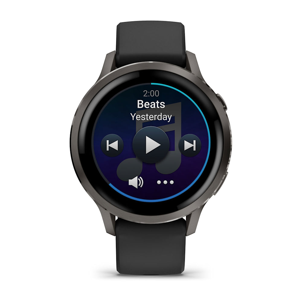 Relógio Garmin Venu ® 4 Ardósia e Preto - 41 mm