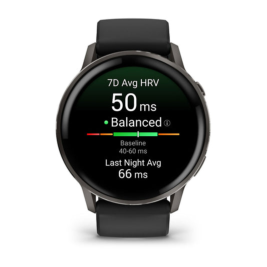 Relógio Garmin Venu ® 4 Ardósia e Preto - 45 mm