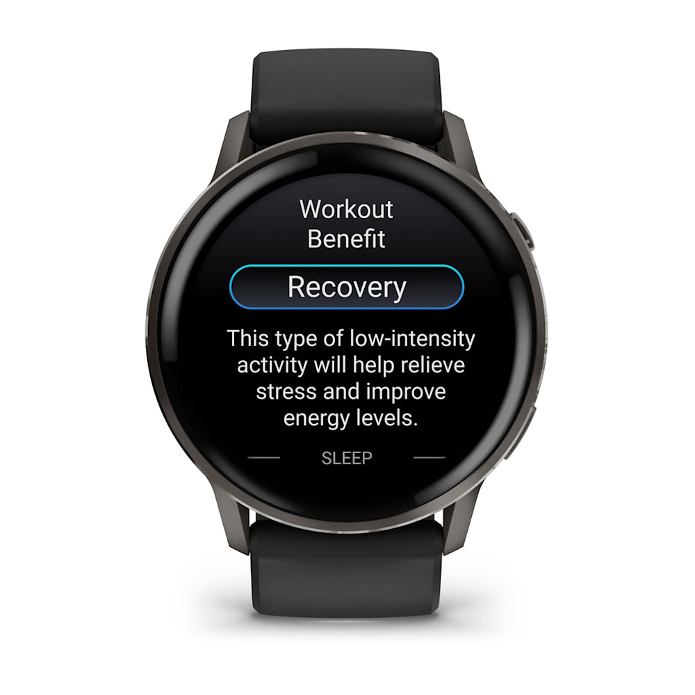 Relógio Garmin Venu ® 4 Ardósia e Preto - 45 mm