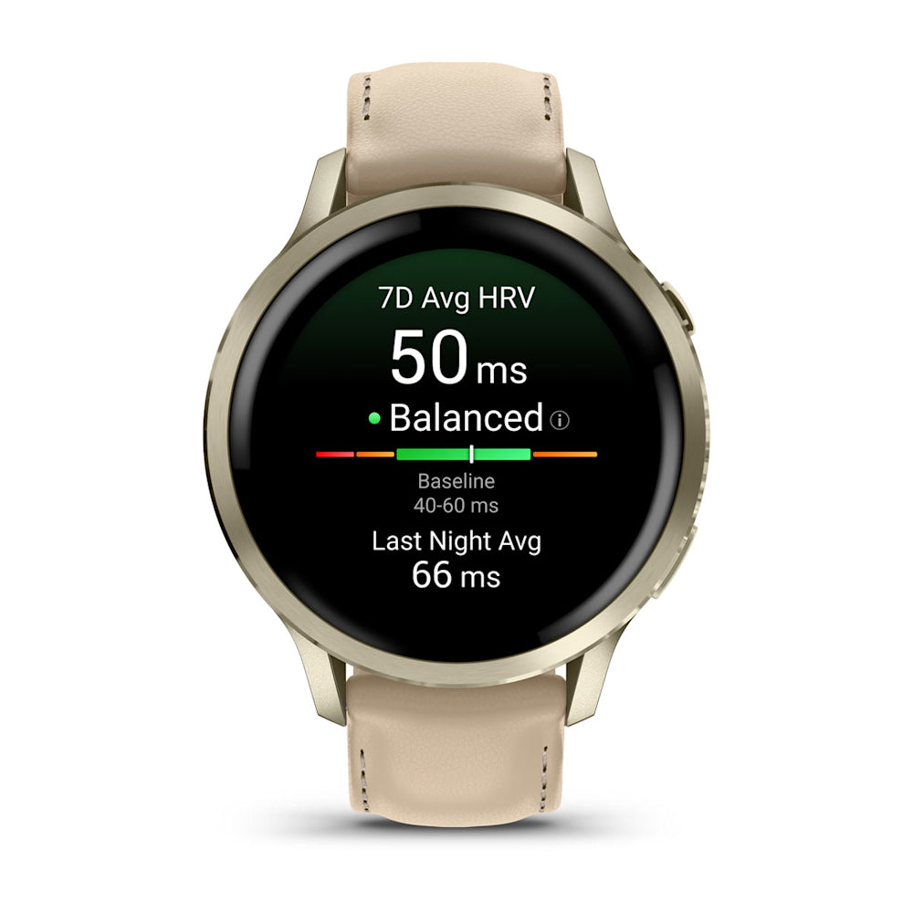 Relógio Garmin Venu ® 4 Ouro e Areia - 41 mm