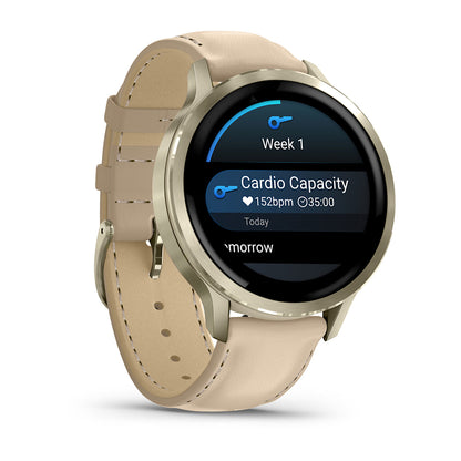 Relógio Garmin Venu ® 4 Ouro e Areia - 41 mm