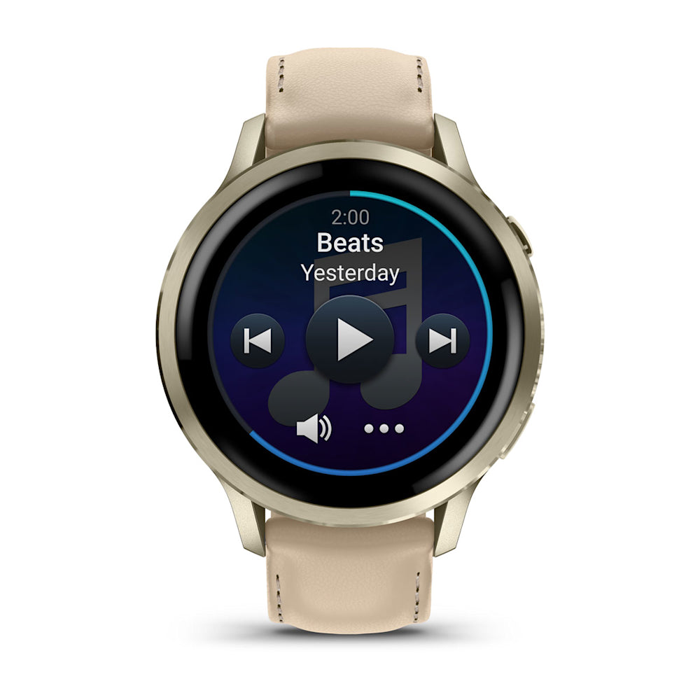 Relógio Garmin Venu ® 4 Ouro e Areia - 41 mm