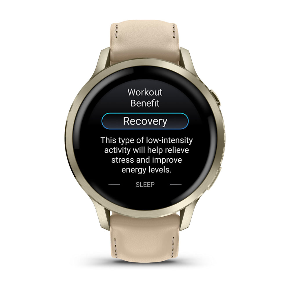 Relógio Garmin Venu ® 4 Ouro e Areia - 41 mm
