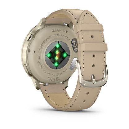 Relógio Garmin Venu ® 4 Ouro e Areia - 41 mm