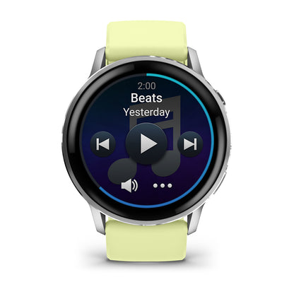 Relógio Garmin Venu ® 4 Prata e Citron - 45 mm