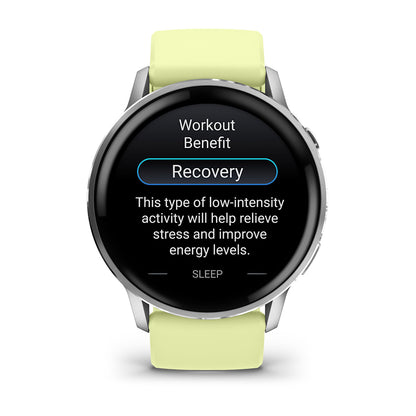 Relógio Garmin Venu ® 4 Prata e Citron - 45 mm