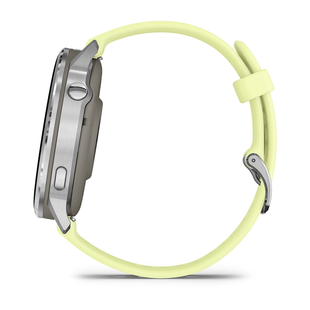 Relógio Garmin Venu ® 4 Prata e Citron - 45 mm