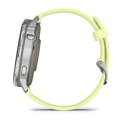Relógio Garmin Venu ® 4 Prata e Citron - 45 mm
