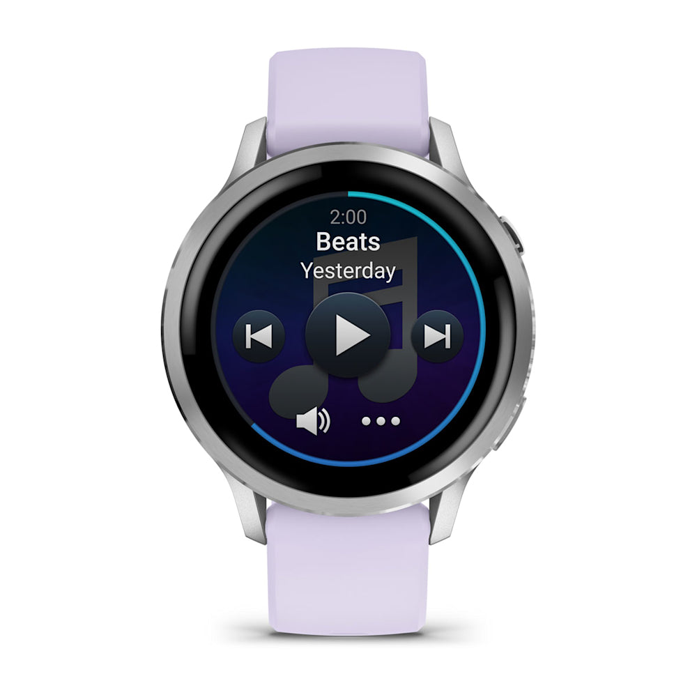 Relógio Garmin Venu ® 4 Prata e Lavanda - 41 mm