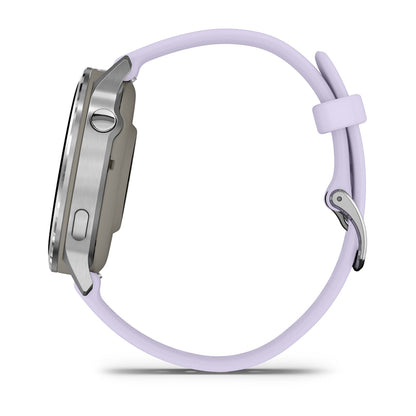 Relógio Garmin Venu ® 4 Prata e Lavanda - 41 mm