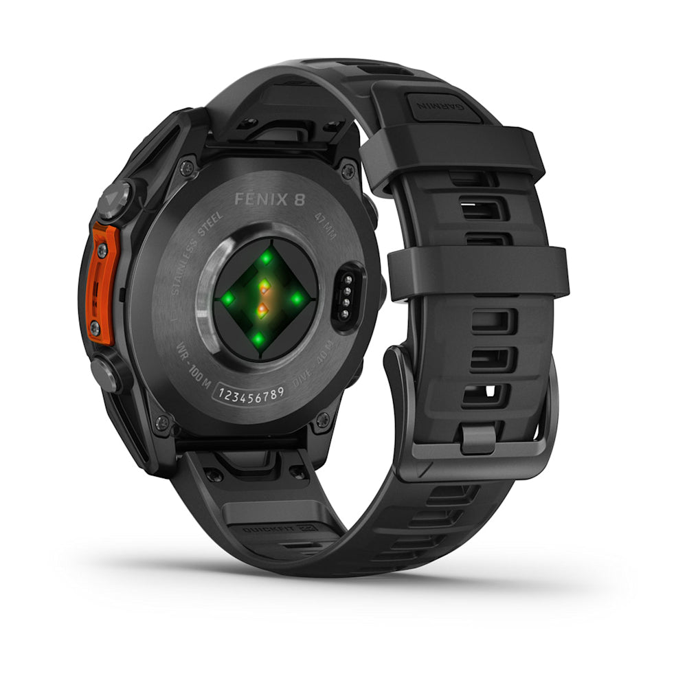 Relógio Garmin fēnix ® 8 Cinza Ardósia e Preto