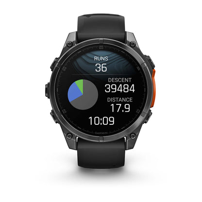 Relógio Garmin fēnix ® 8 Cinza Ardósia e Preto