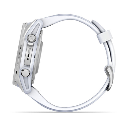 Relógio Garmin fēnix ® 8S Prata e Branco