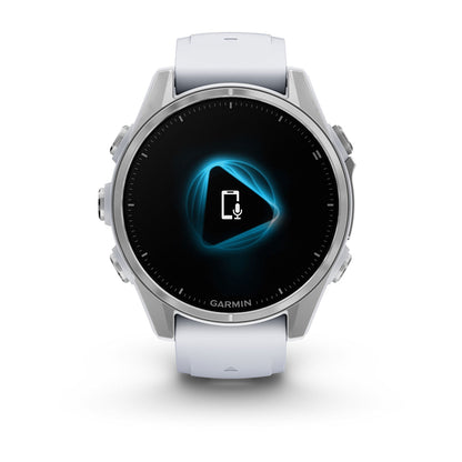 Relógio Garmin fēnix ® 8S Prata e Branco