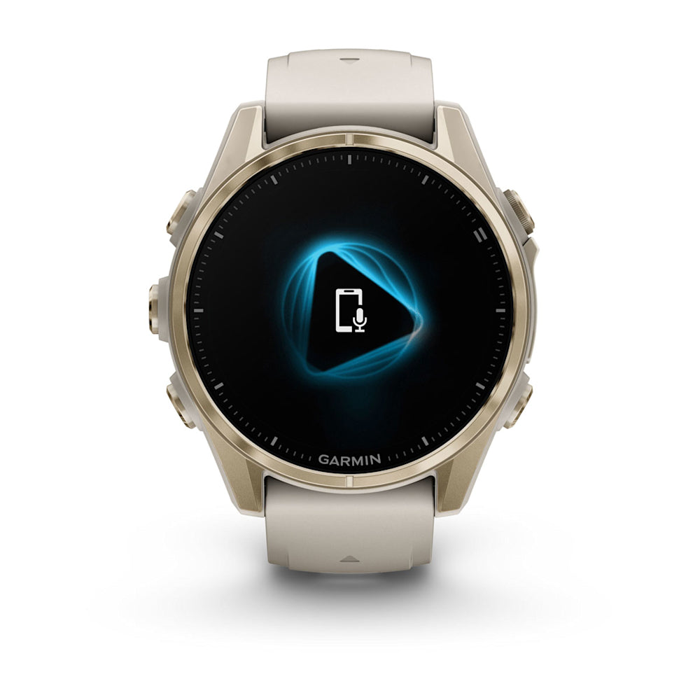 Relógio Garmin fēnix ® 8S Safira Ouro e Cinza