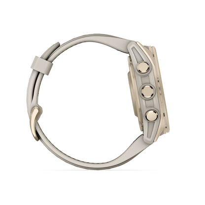 Relógio Garmin fēnix ® 8S Safira Ouro e Cinza