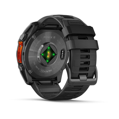Relógio Garmin fēnix ® 8X Cinza Ardósia e Preto
