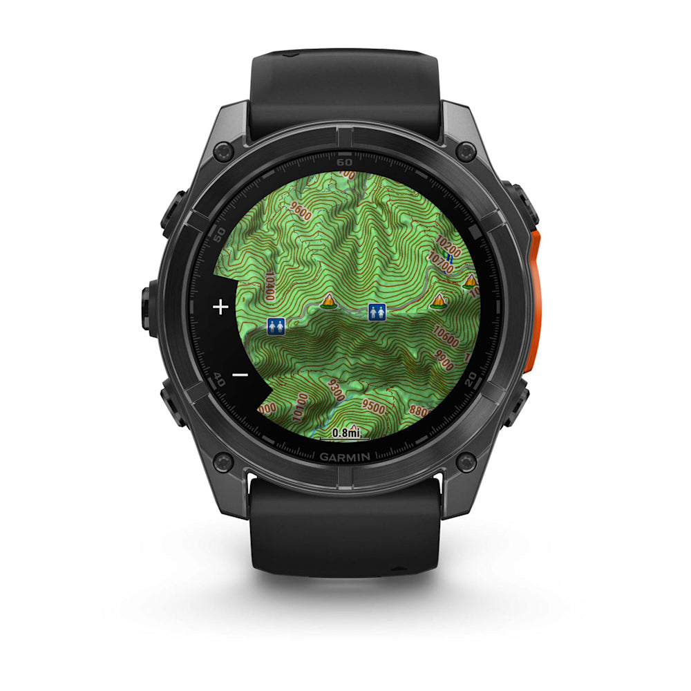 Relógio Garmin fēnix ® 8X Cinza Ardósia e Preto