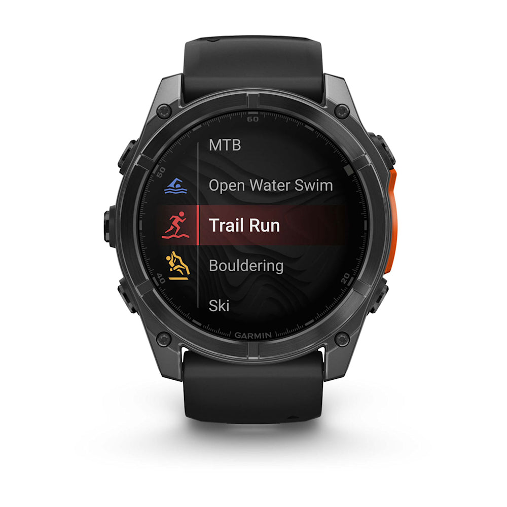 Relógio Garmin fēnix ® 8X Cinza Ardósia e Preto