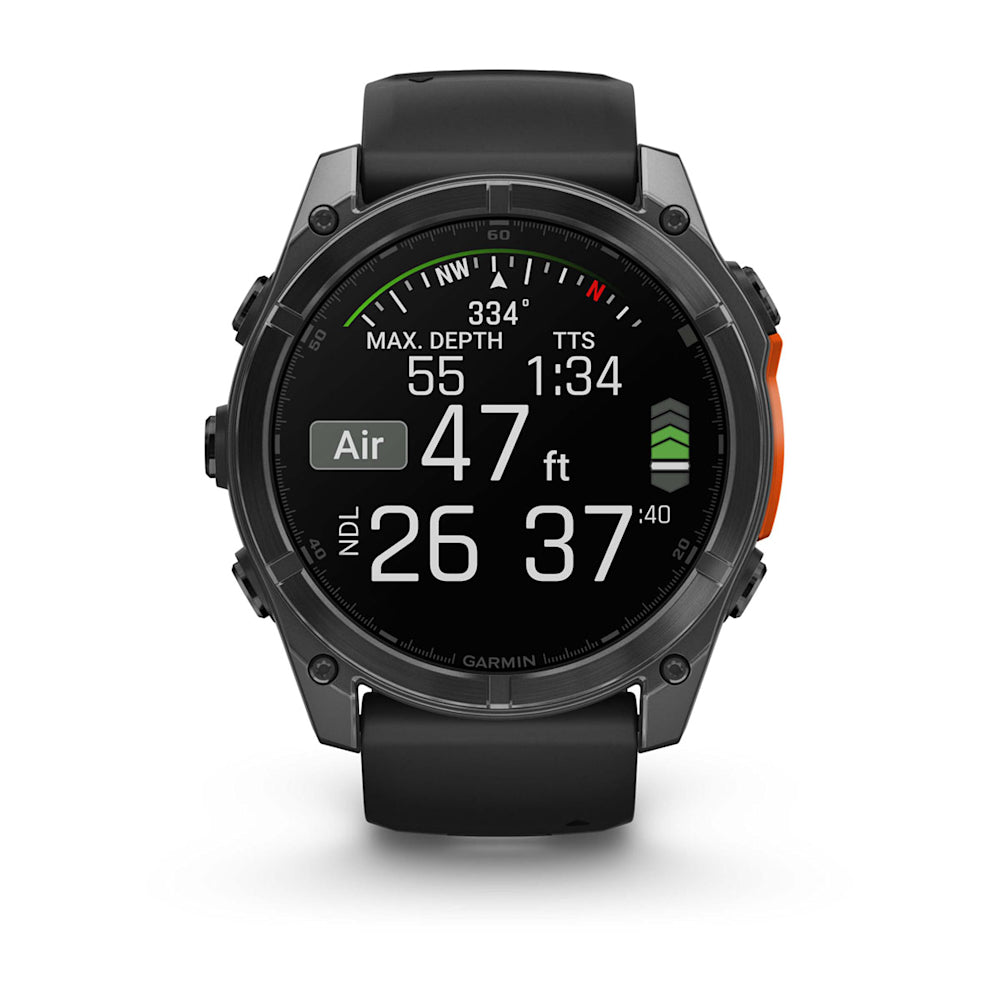 Relógio Garmin fēnix ® 8X Cinza Ardósia e Preto