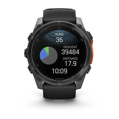 Relógio Garmin fēnix ® 8X Cinza Ardósia e Preto