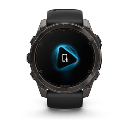 Relógio Garmin fēnix ® 8X Safira Cinza Carbono e Preto