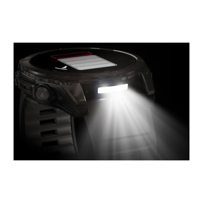 Relógio Garmin fēnix ® 8X Safira Cinza Carbono e Preto