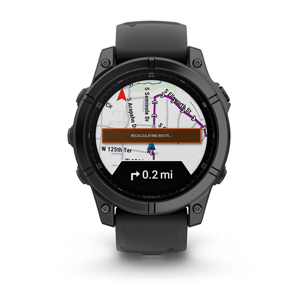 Relógio Garmin fēnix ® E Aço Cinza Ardósia e Preto