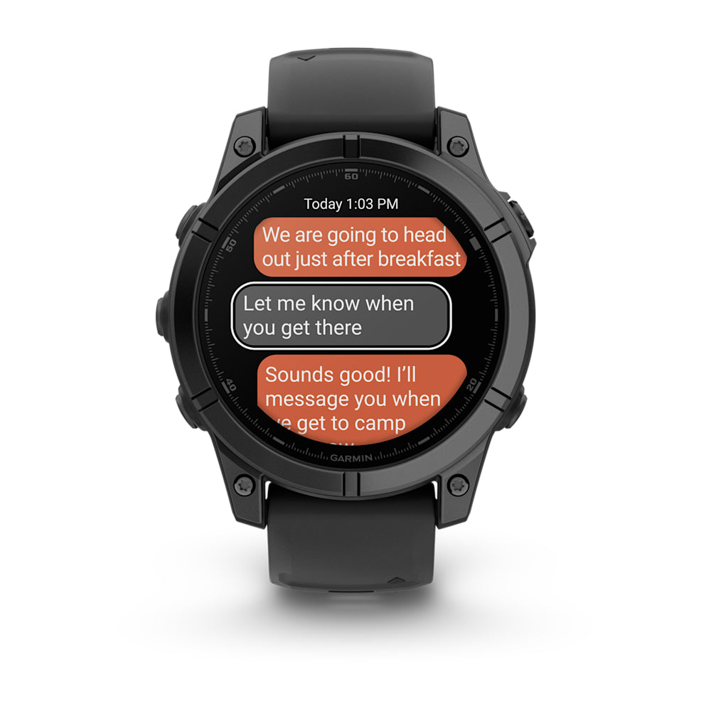 Relógio Garmin fēnix ® E Aço Cinza Ardósia e Preto