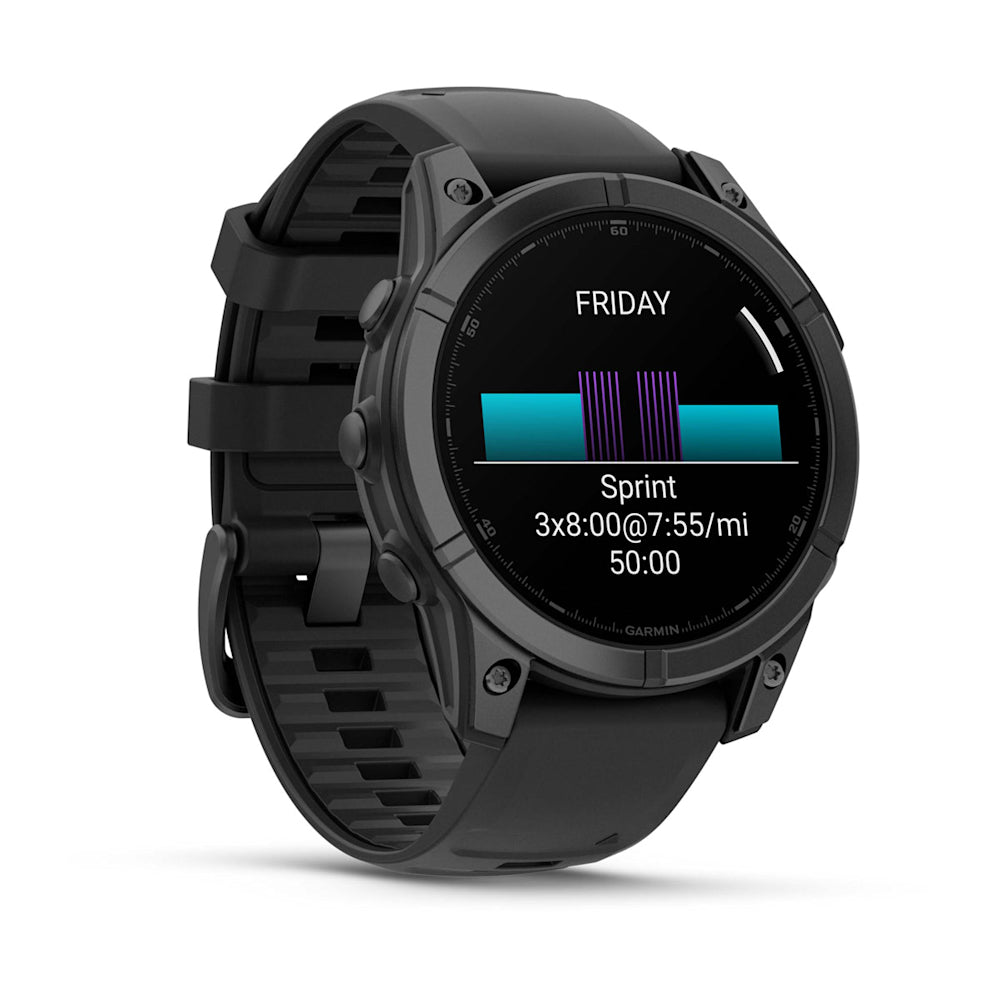 Relógio Garmin fēnix ® E Aço Cinza Ardósia e Preto